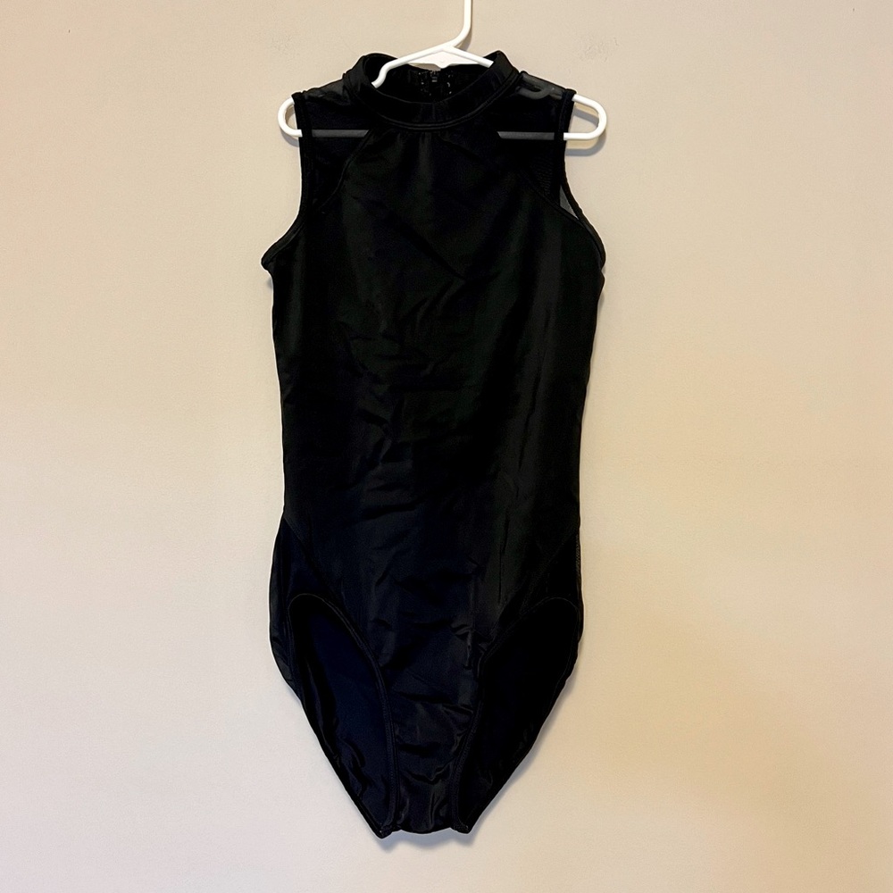 Balera Dancewear Black Leotard Medium Adult